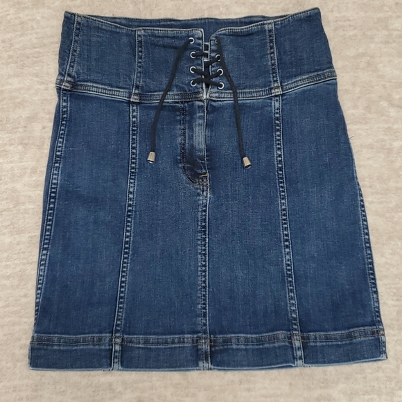 Free People Modern Femme Corset Mini Skirt - Picture 3 of 10